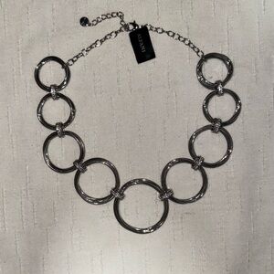 Alfani Silver Multi-Circle Necklace